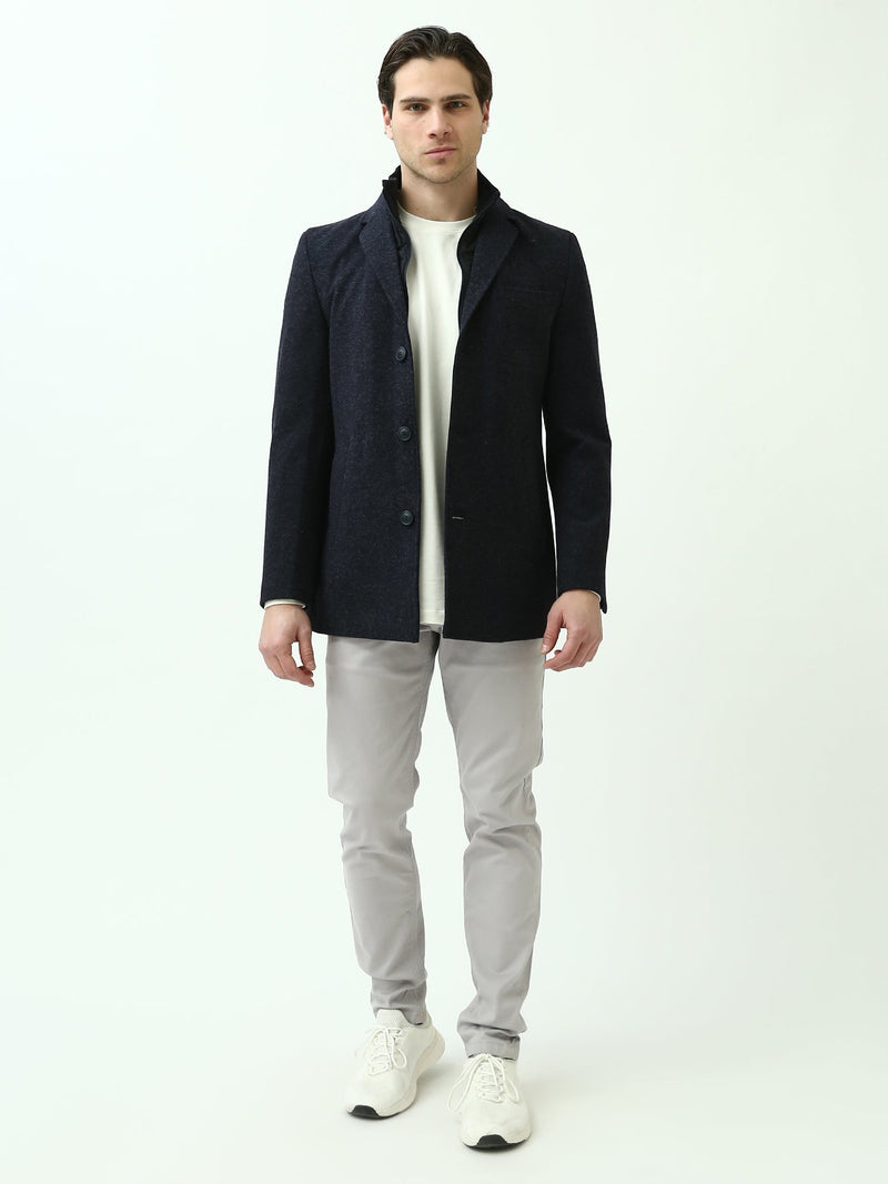 بنطال رجالي بقصة Slim Fit وتصميم 5 جيوب عصري - PAN22GFGA23557TM1