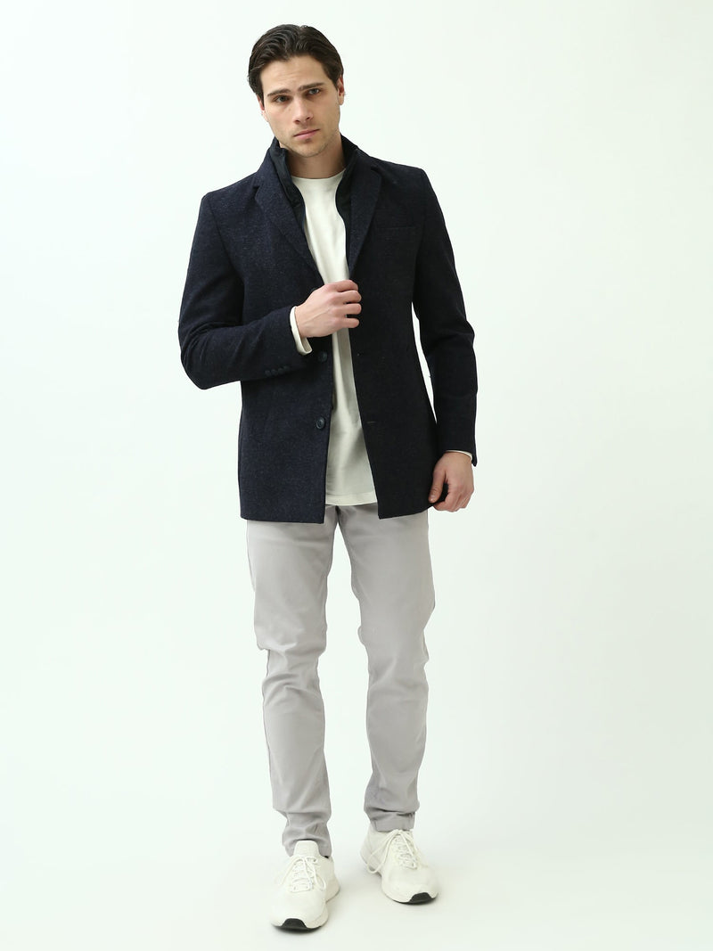 بنطال رجالي بقصة Slim Fit وتصميم 5 جيوب عصري - PAN22GFGA23557TM1