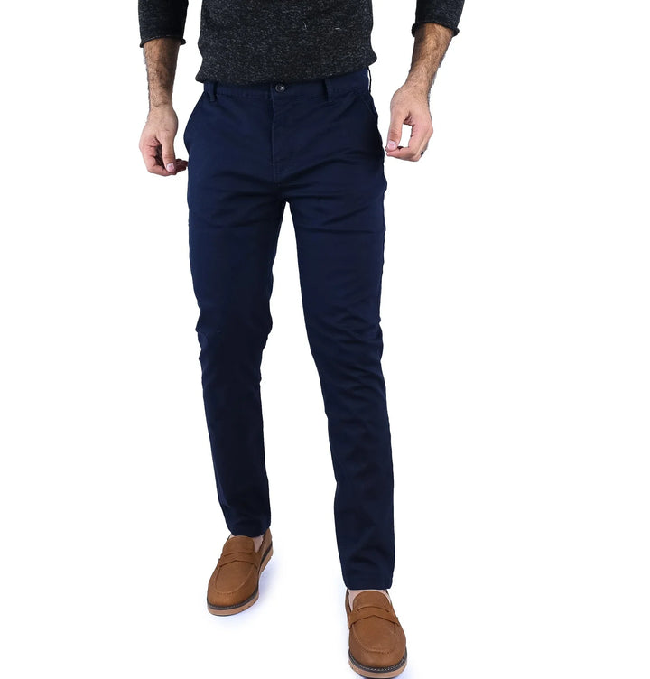 Pantalon homme en tissu coupe skinny – Confortable et élégant - PAN22GPAQ23253TS1