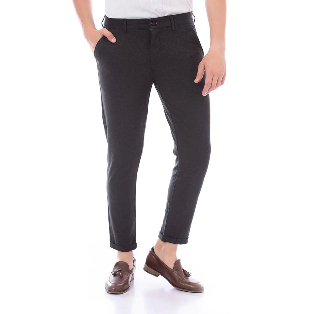 Pantalon Homme Coupe Ajustée à Pinces – Style Chic Moderne - TRO22SFGA23575TM1