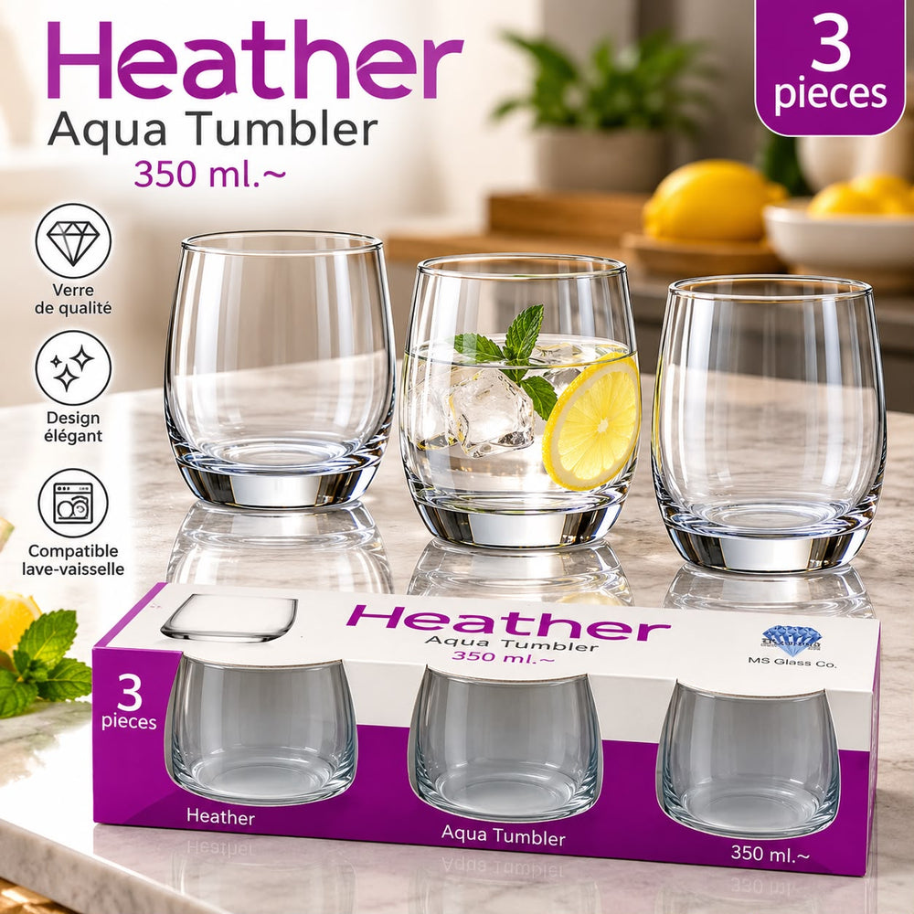 6 VERRE A JUS HEATHER 35CL350ML