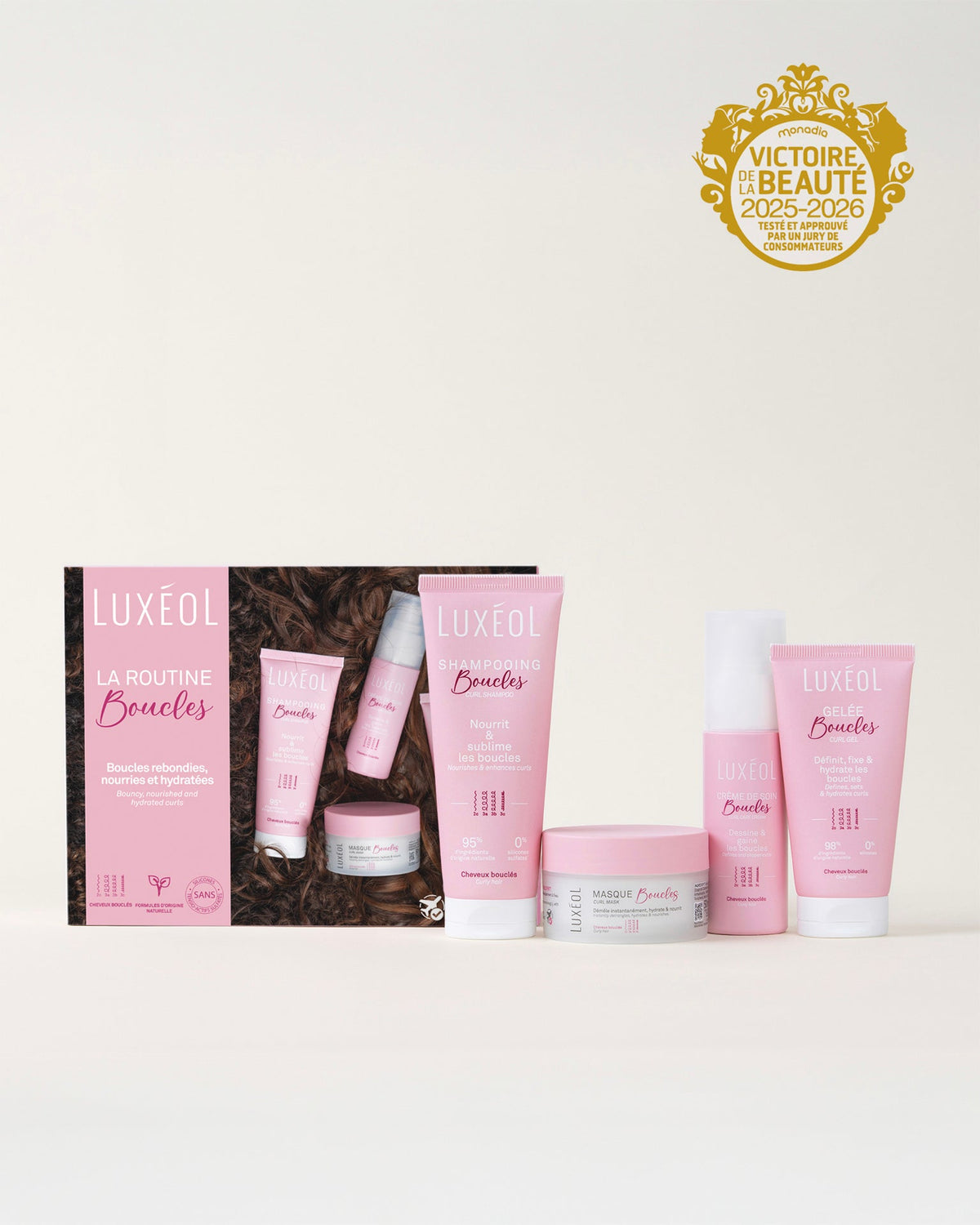 LUXEOL BOUCLES COFFRET ROUTINE VOYAGE   0944