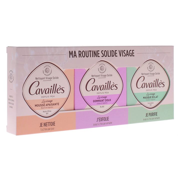 RC COFFRET MA ROUTINE SOLIDE VISAGE X3 210GR 3384
