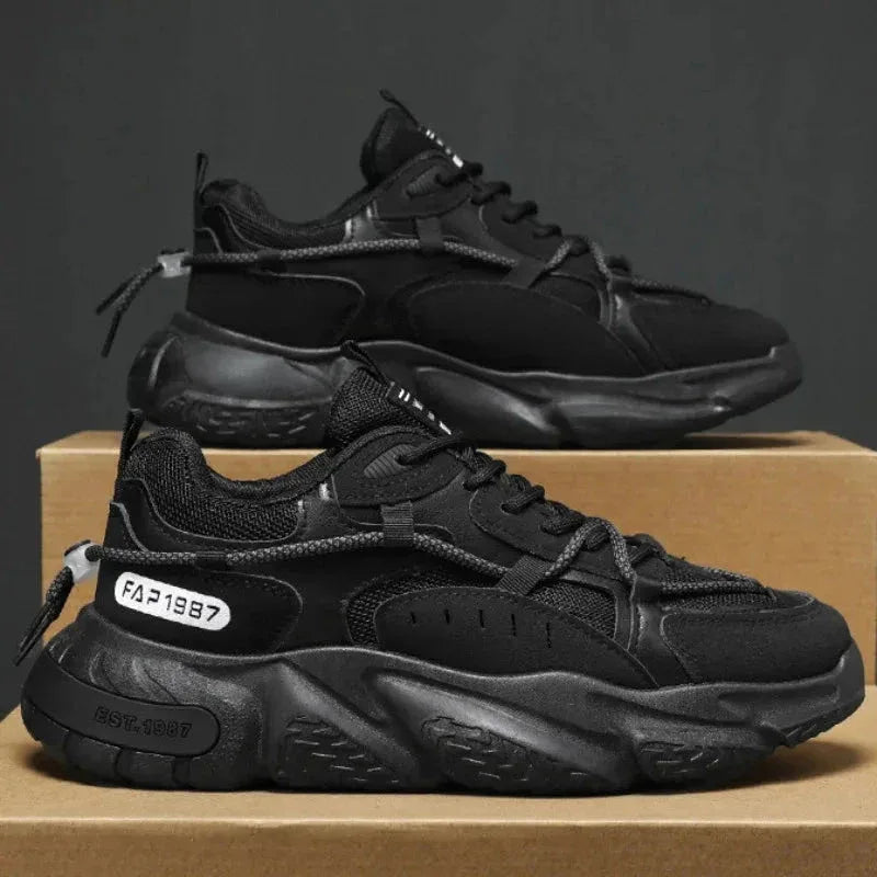 Chaussure Sportive Homme Pratique et Confortable avec Talon Élevé Antidérapant