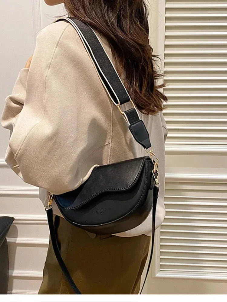 Sac à Main Femme Petit Sac Armpit en Cuir PU – Sac Bandoulière Chaîne Tendance pour l'Été - Justyol