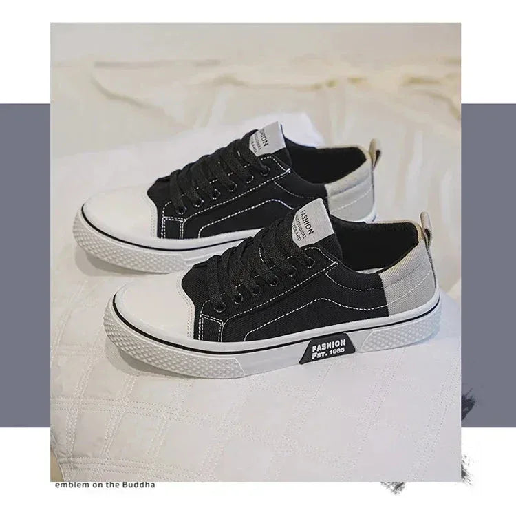 Chaussures Homme en Toile – Sneakers Skateboard Extérieures, Baskets Antidérapantes et Respirantes, Idéales pour la Marche et les Activités Casual - Justyol