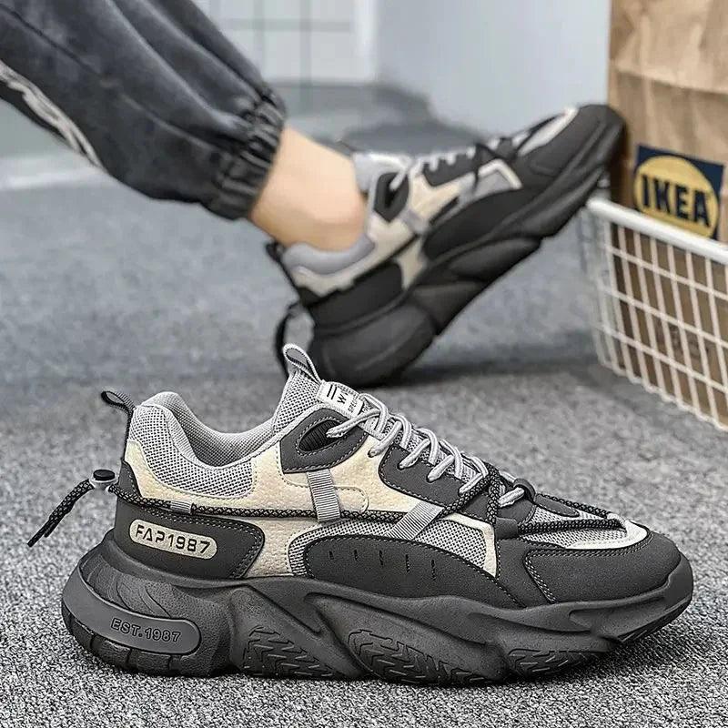 Chaussure Sportive Homme Pratique et Confortable avec Talon Élevé Antidérapant - Justyol
