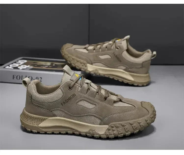 Chaussures Homme Respirantes et Légères – Baskets Casual et Outils, Chaussures de Travail et de Loisirs, Modèle 2025 - Justyol