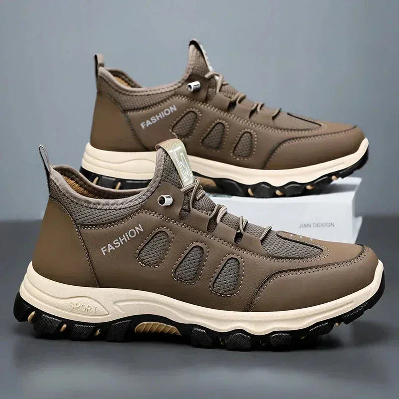 Chaussures de Randonnée Homme – Sneakers Respirantes et Légères, Chaussures de Marche Extérieures pour l’Été, Confort et Stabilité - Justyol