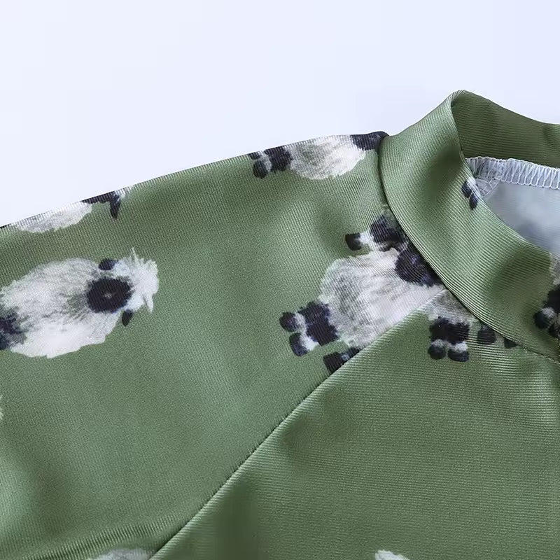 Maillot de Bain Garçon 1 Pièce – Manches Courtes avec Fermeture Zippée