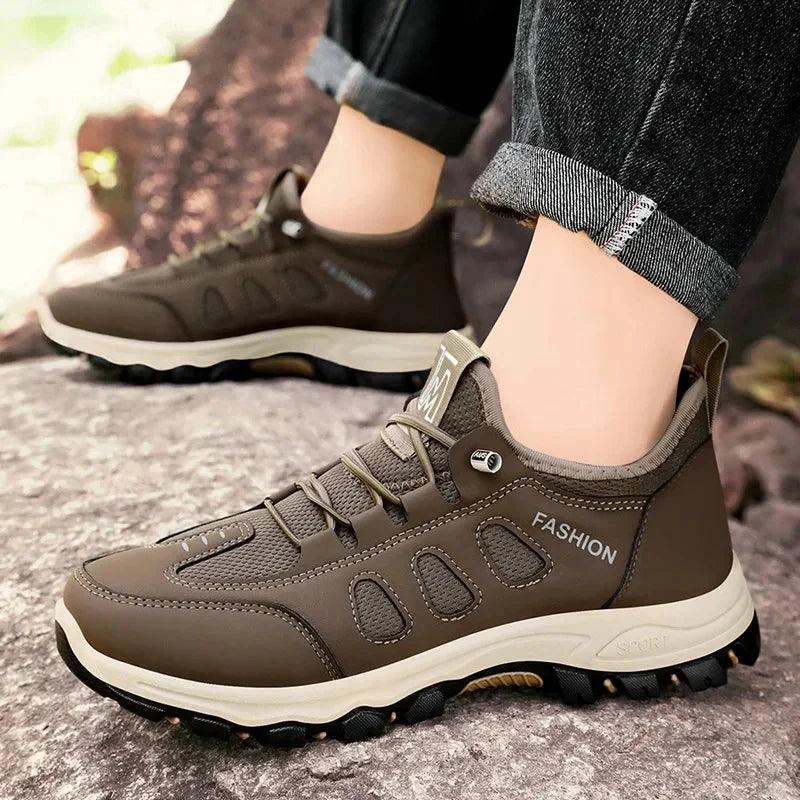 Chaussures de Randonnée Homme – Sneakers Respirantes et Légères, Chaussures de Marche Extérieures pour l’Été, Confort et Stabilité