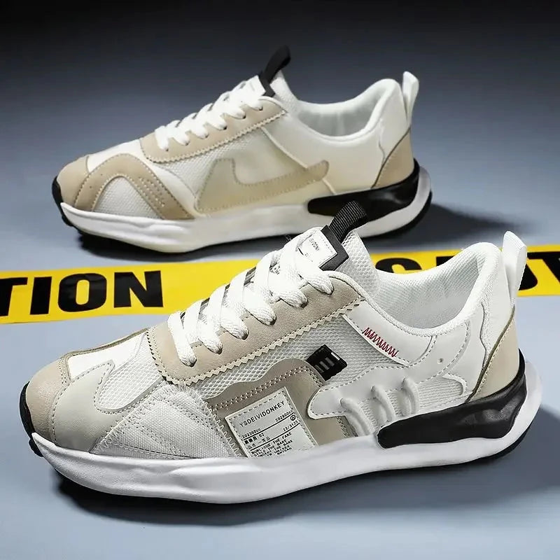 Chaussures Baskets Homme Été – Sneakers Respirantes et Casual, Chaussures Outdoor Fashion avec Lacets