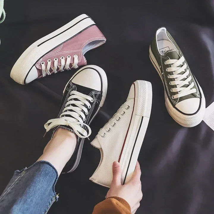 Chaussure Femme Casual avec Semelle Épaisse – Look Jeune et Élégant