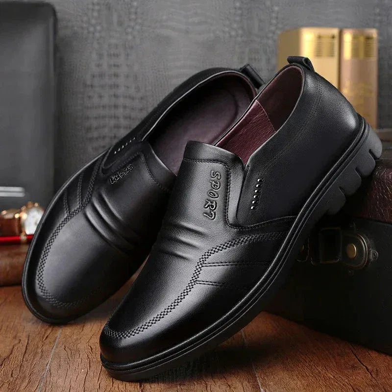 Mocassins Homme Classiques – Chaussures Décontractées en Cuir Souple, Loafers Confortables et Respirants pour Homme