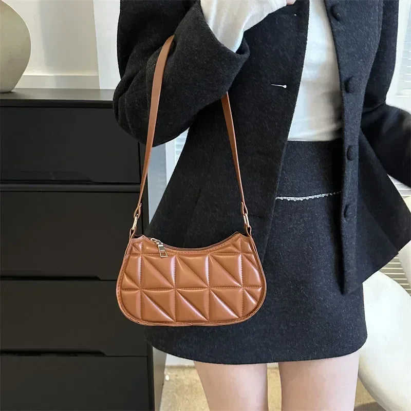 Sac à Main Femme en Cuir – Sac Bandoulière et Crossbody Rétro, Design Élégant et Polyvalent
