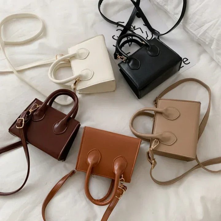 Mini Sac à Main Femme – Sac Rétro Carré, Sac à Bandoulière et Messenger Élégant et Polyvalent