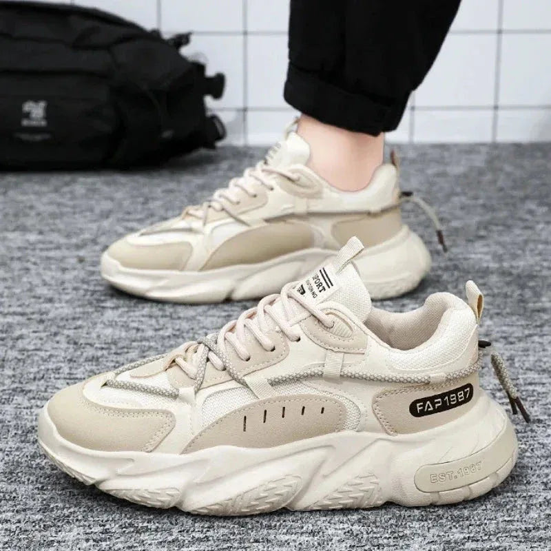 Chaussure Sportive Homme Pratique et Confortable avec Talon Élevé Antidérapant