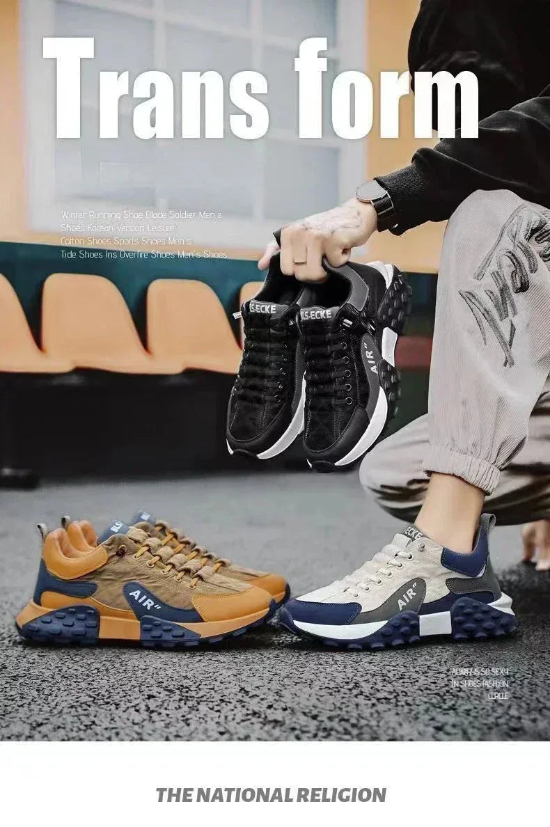 Sneakers Homme Casual avec Design Moderne et Confortable – Idéales pour l’Usage Quotidien - Justyol