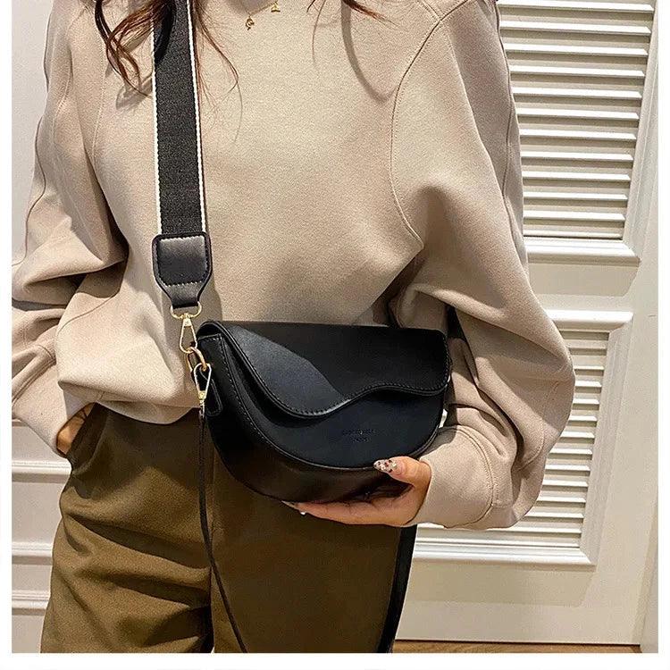 Sac à Main Femme Petit Sac Armpit en Cuir PU – Sac Bandoulière Chaîne Tendance pour l'Été - Justyol