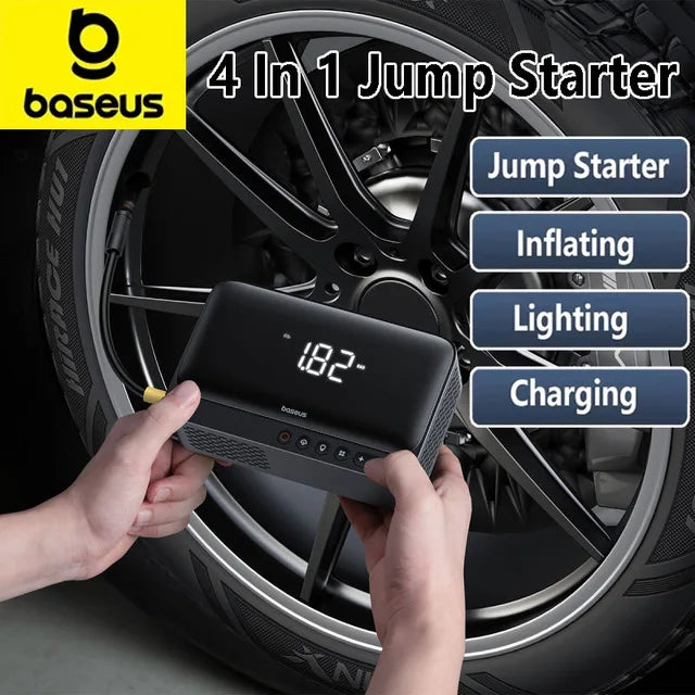 Batterie externe et lampe LED du démarreur Baseus 600A