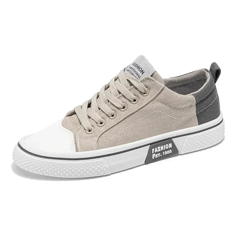 Chaussures Homme en Toile – Sneakers Skateboard Extérieures, Baskets Antidérapantes et Respirantes, Idéales pour la Marche et les Activités Casual