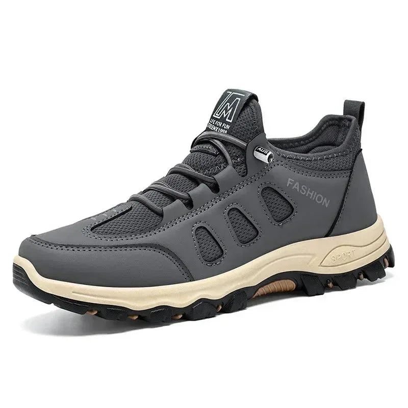 Chaussures de Randonnée Homme – Sneakers Respirantes et Légères, Chaussures de Marche Extérieures pour l’Été, Confort et Stabilité - Justyol