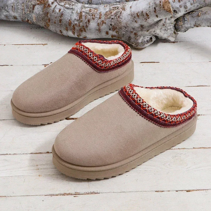 Chaussure Femme Hiver avec Doublure en Fourrure – Pratique et Confortable