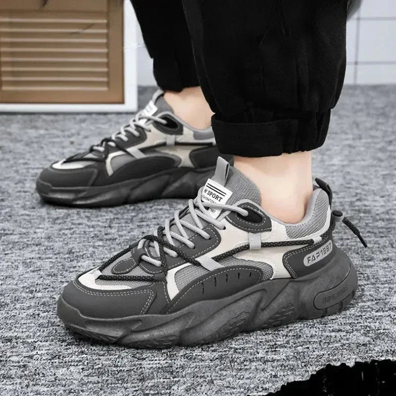 Chaussure Sportive Homme Pratique et Confortable avec Talon Élevé Antidérapant