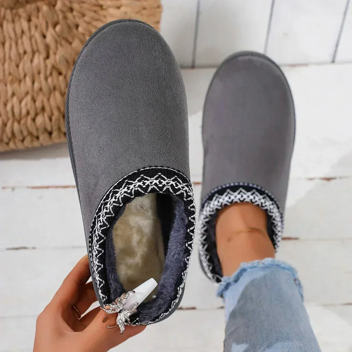 Chaussure Femme Hiver avec Doublure en Fourrure – Pratique et Confortable