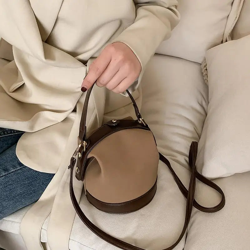 حقيبة نسائية كاجوال بنمط كوري للبنات من جلد PU 
