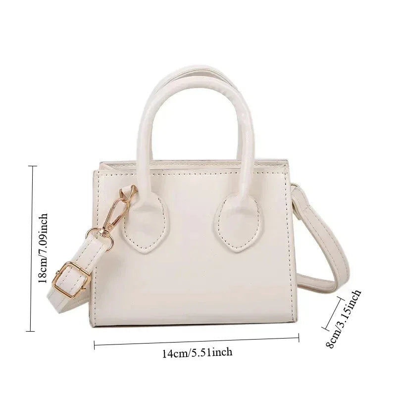 Mini Sac à Main Femme – Sac Rétro Carré, Sac à Bandoulière et Messenger Élégant et Polyvalent