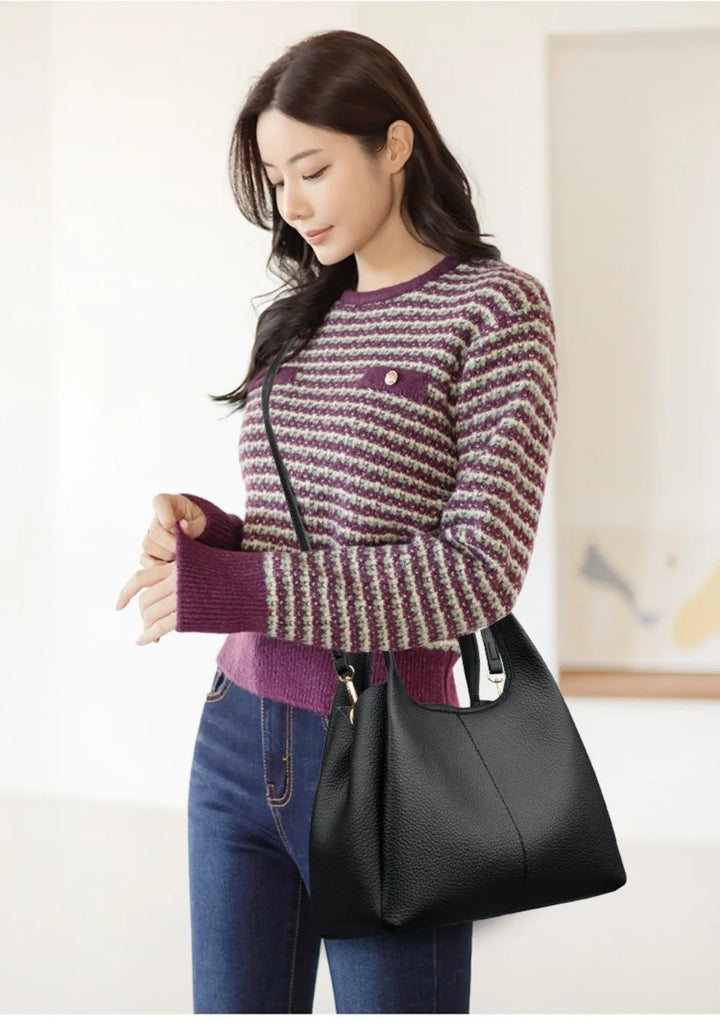 Sac à Main Femme Luxe en PU – Sac Bandoulière Grande Capacité