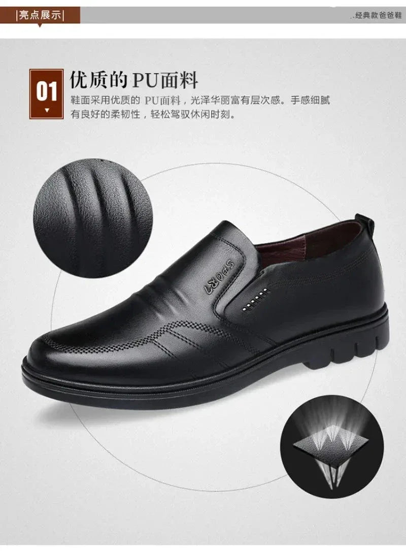 Mocassins Homme Classiques – Chaussures Décontractées en Cuir Souple, Loafers Confortables et Respirants pour Homme