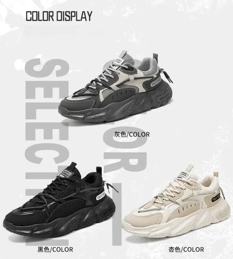 Chaussure Sportive Homme Pratique et Confortable avec Talon Élevé Antidérapant - Justyol