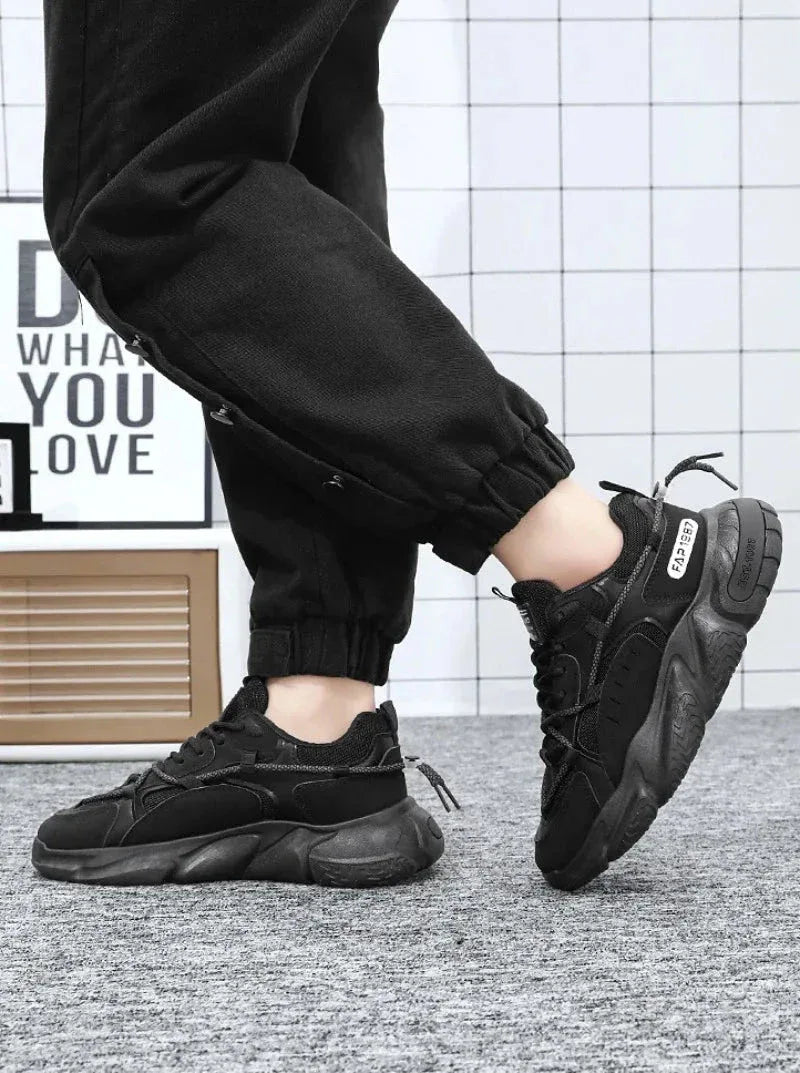 Chaussure Sportive Homme Pratique et Confortable avec Talon Élevé Antidérapant - Justyol