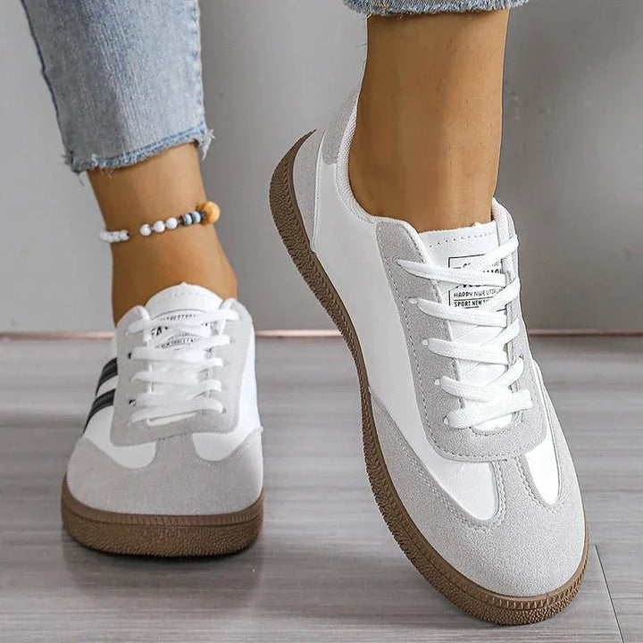 Sneakers Femme Confortables et Pratiques avec Semelle en Caoutchouc Antidérapante