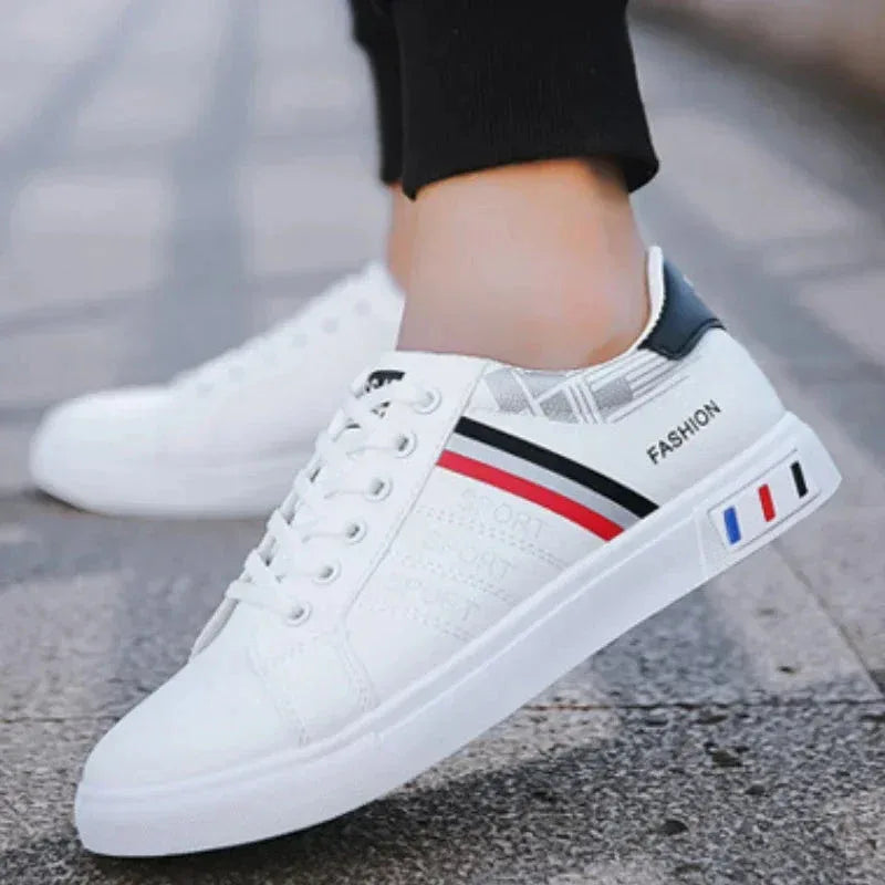 Sneakers Homme Blanc avec Design Moderne et Casual – Élégance et Confort