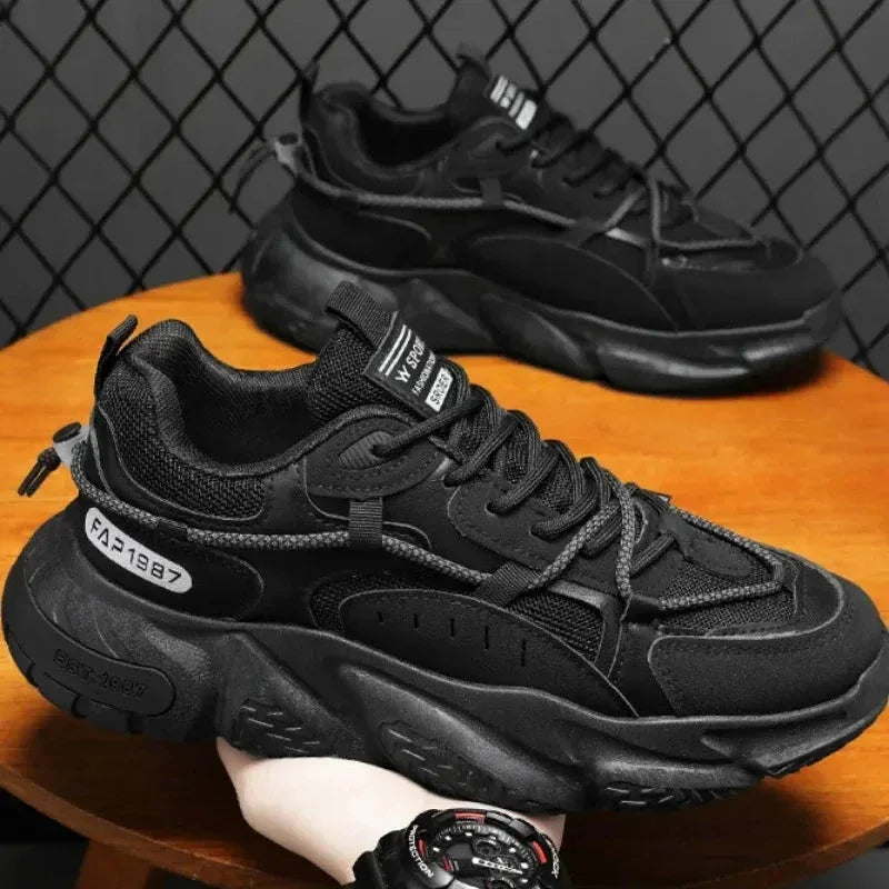 Chaussure Sportive Homme Pratique et Confortable avec Talon Élevé Antidérapant