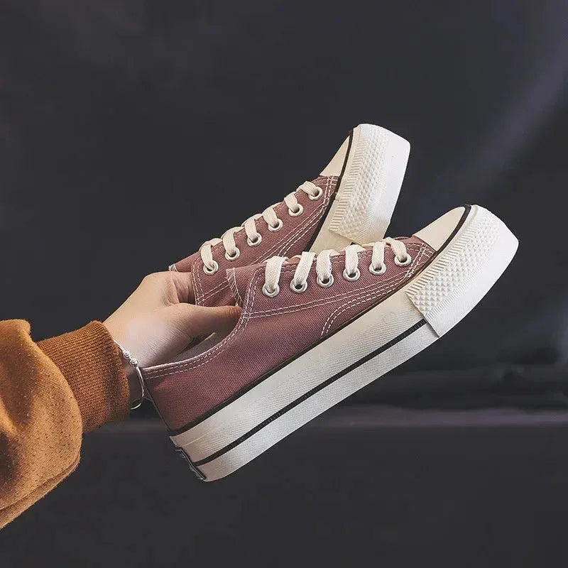 Chaussure Femme Casual avec Semelle Épaisse – Look Jeune et Élégant - Justyol