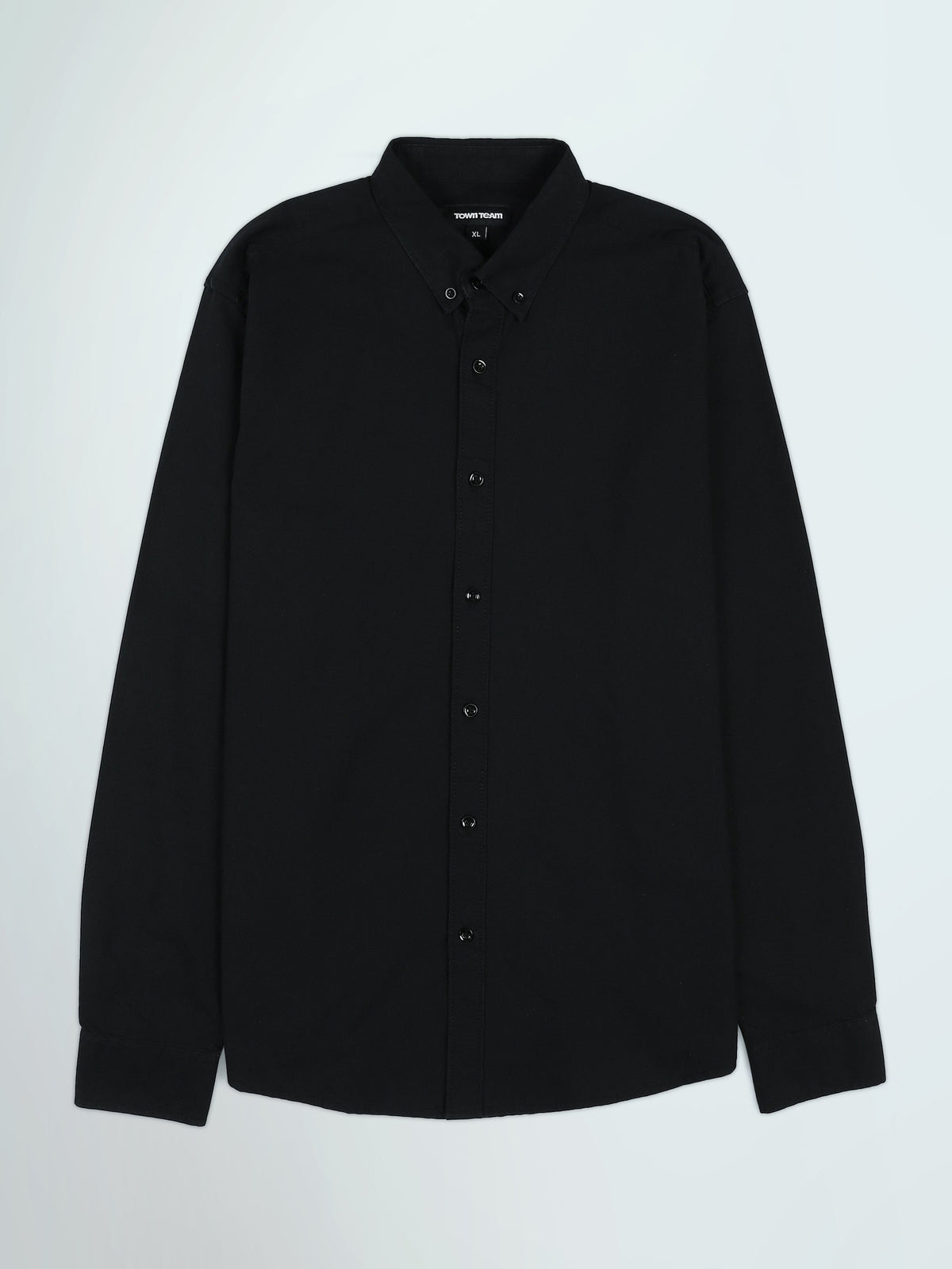 قميص رجالي بأكمام طويلة وياقة Button-Down وقصة Regular – كاجوال شيك - SHI25GEOR19000TM1