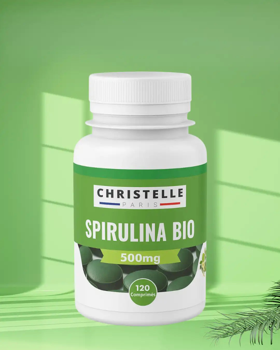 SPIRULINE BIO 120CP – Force, Vitalité et Beauté au Naturel 500 mg – 120 comprimés