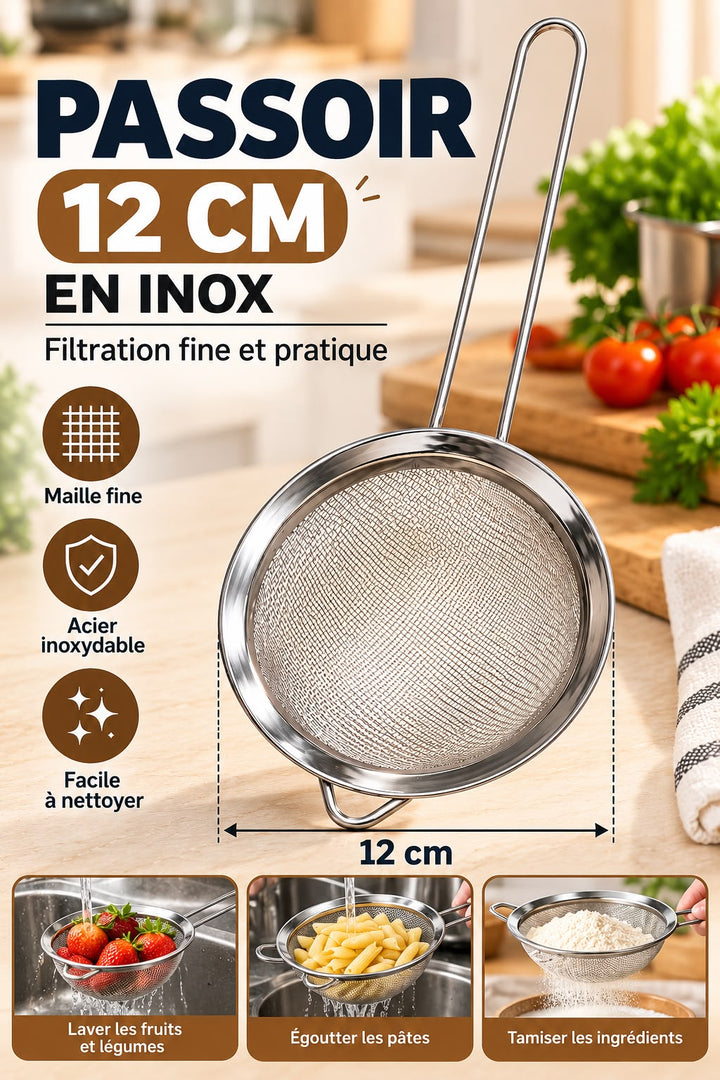 PASSOIR INOX 12CM
