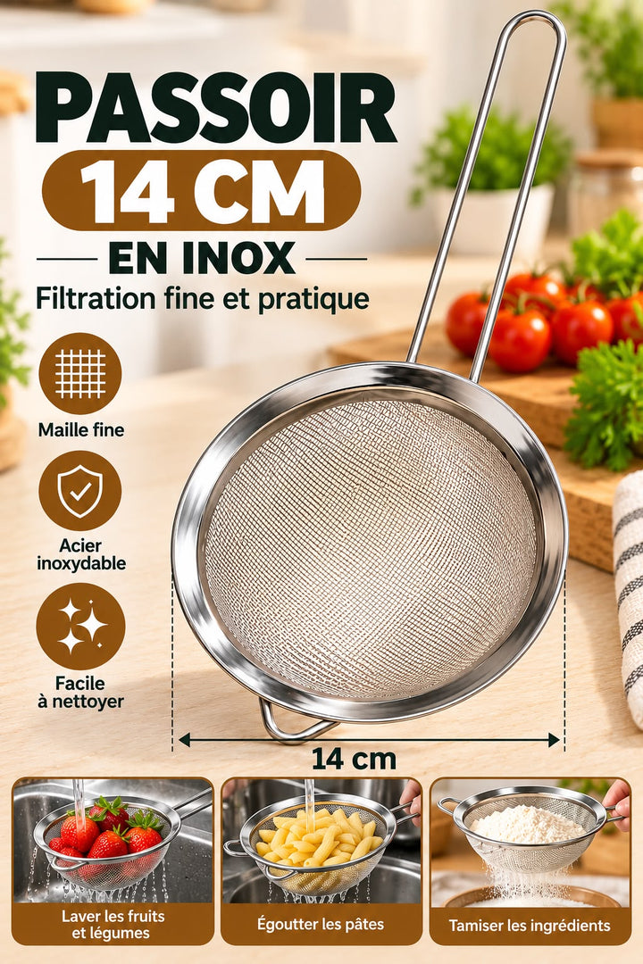 PASSOIR INOX 14CM