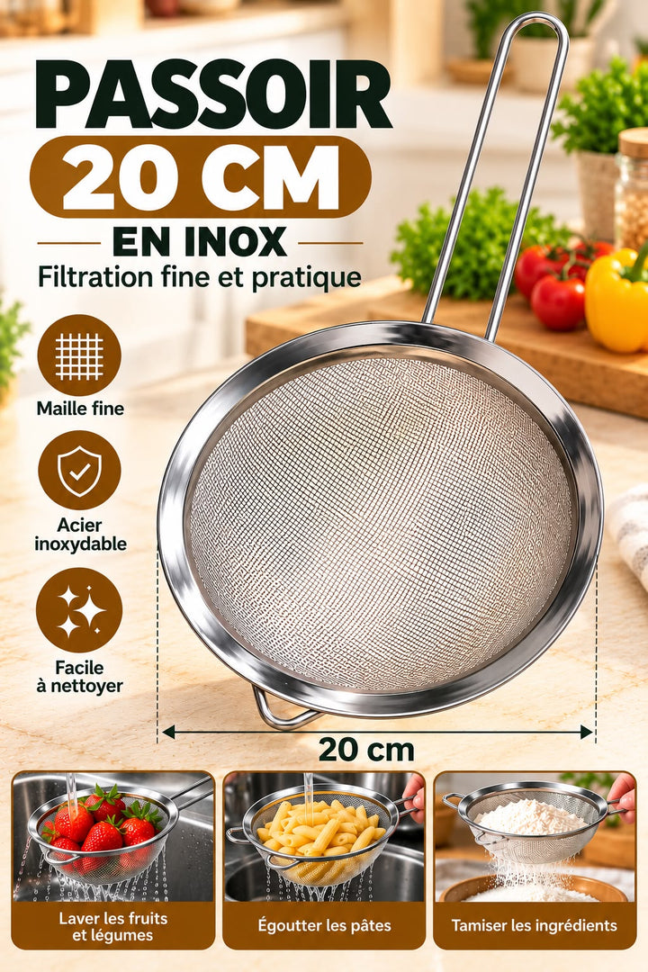 PASSOIR INOX 20CM