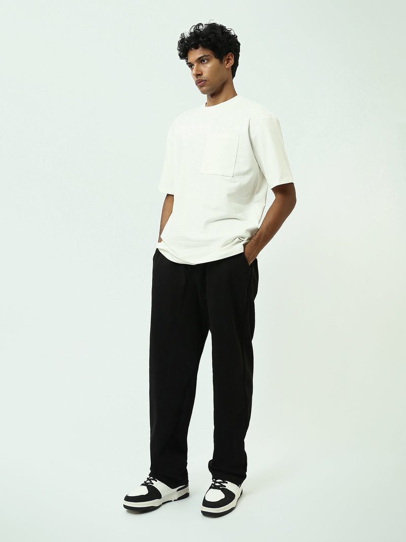 بنطال رياضي رجالي بقصة Loose Fit وخصر مطاطي - SWP25GEBW24638TM1