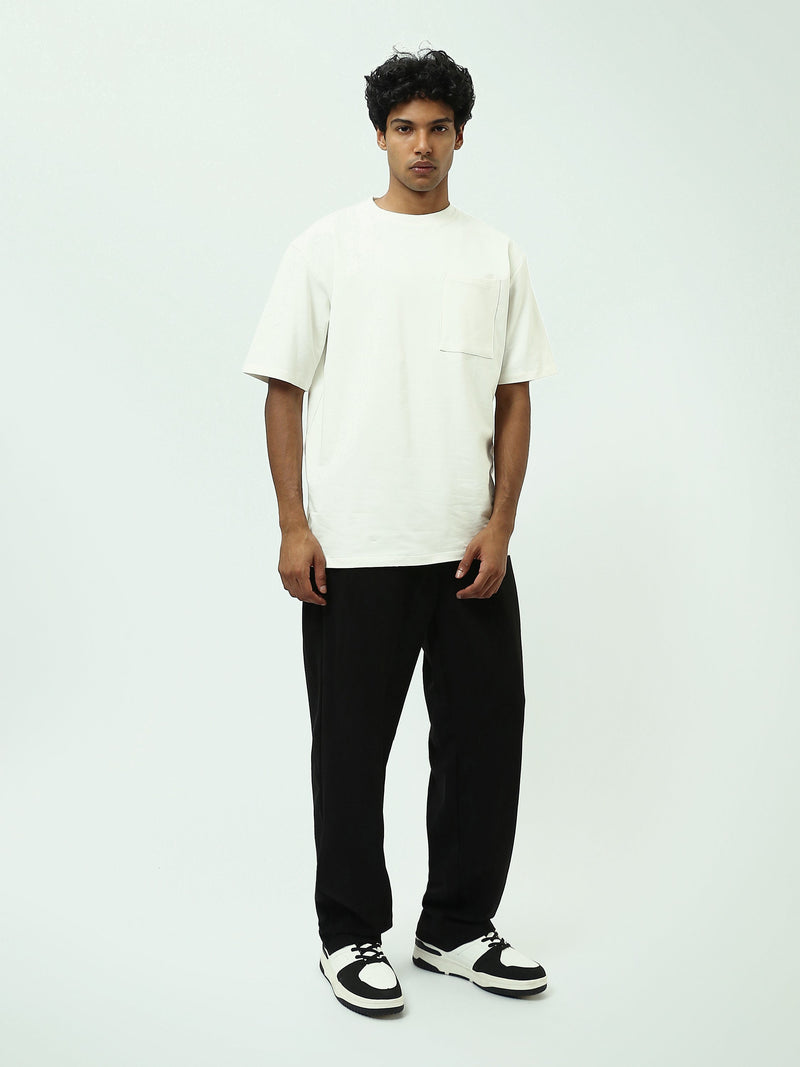 بنطال رياضي رجالي بقصة Loose Fit وخصر مطاطي - SWP25GEBW24638TM1