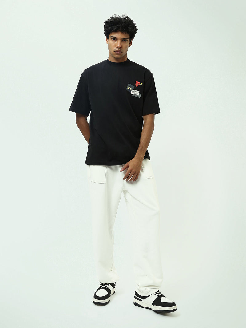 بنطال جوجر رجالي بقصة Loose Fit ورباط خصر قابل للتعديل - SWP25GEBW24643TM1