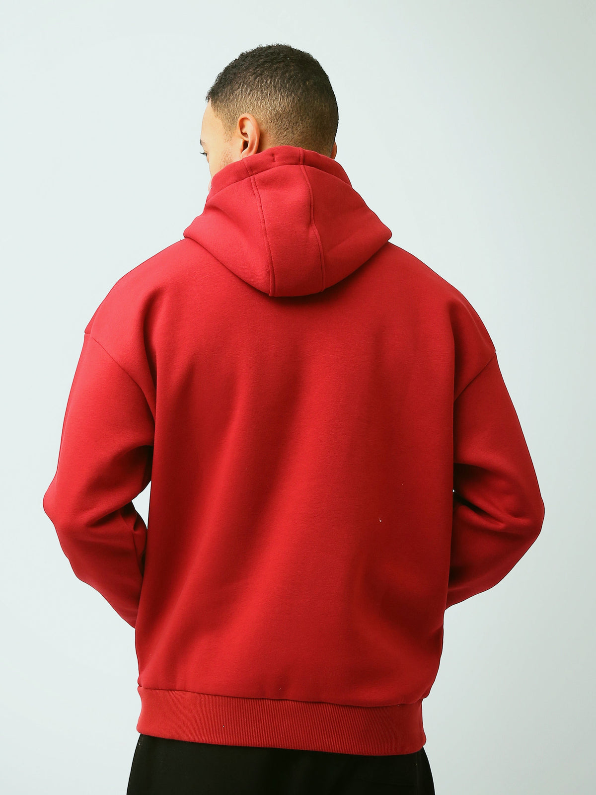 Sweat à Capuche Homme Oversize avec Logo Minimaliste – Style Casual - SWS26WHNK26424TM1