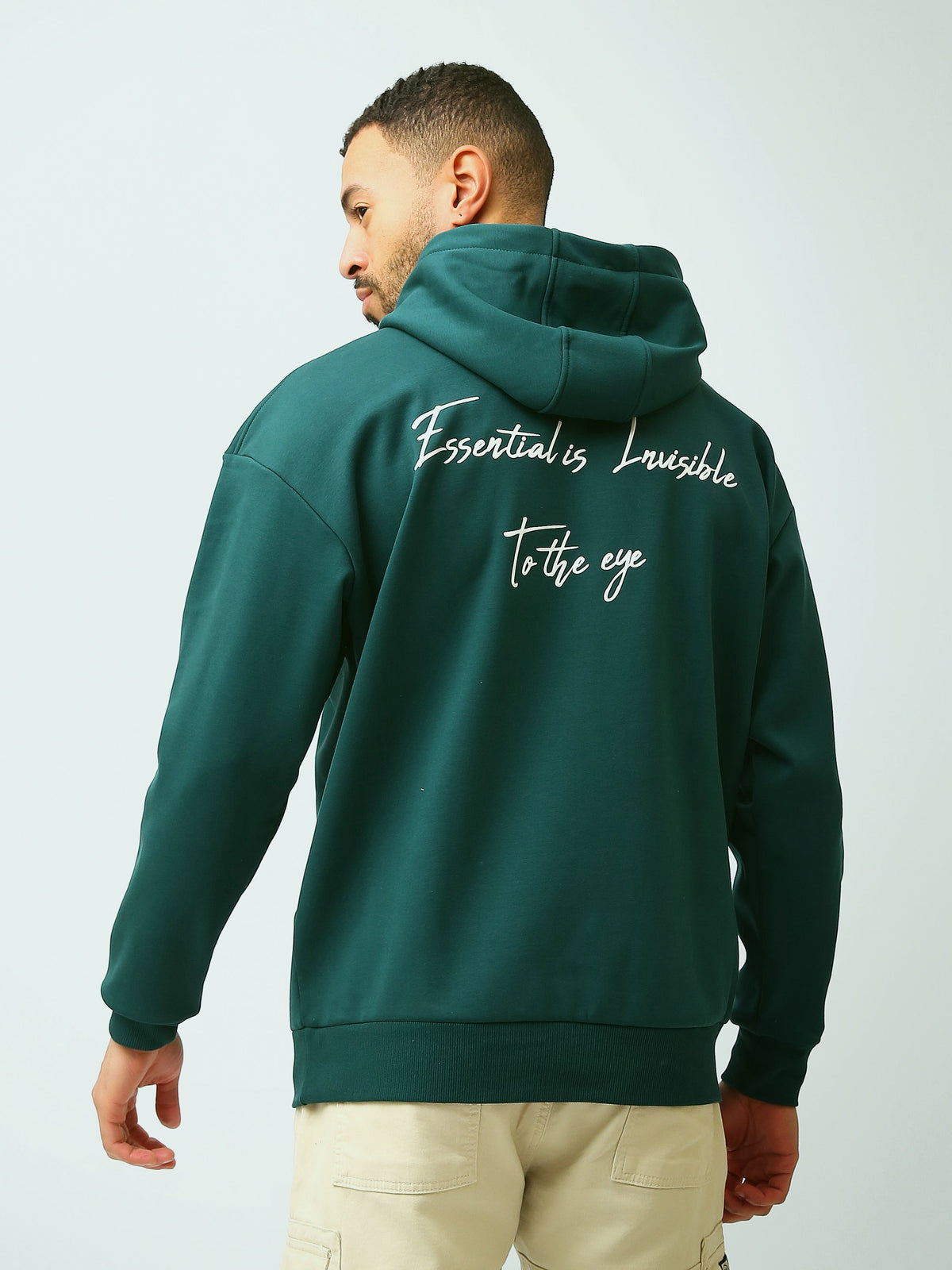 Sweat à Capuche Homme avec Motif Graphique – Style Streetwear - SWS26WHNK26455TM1