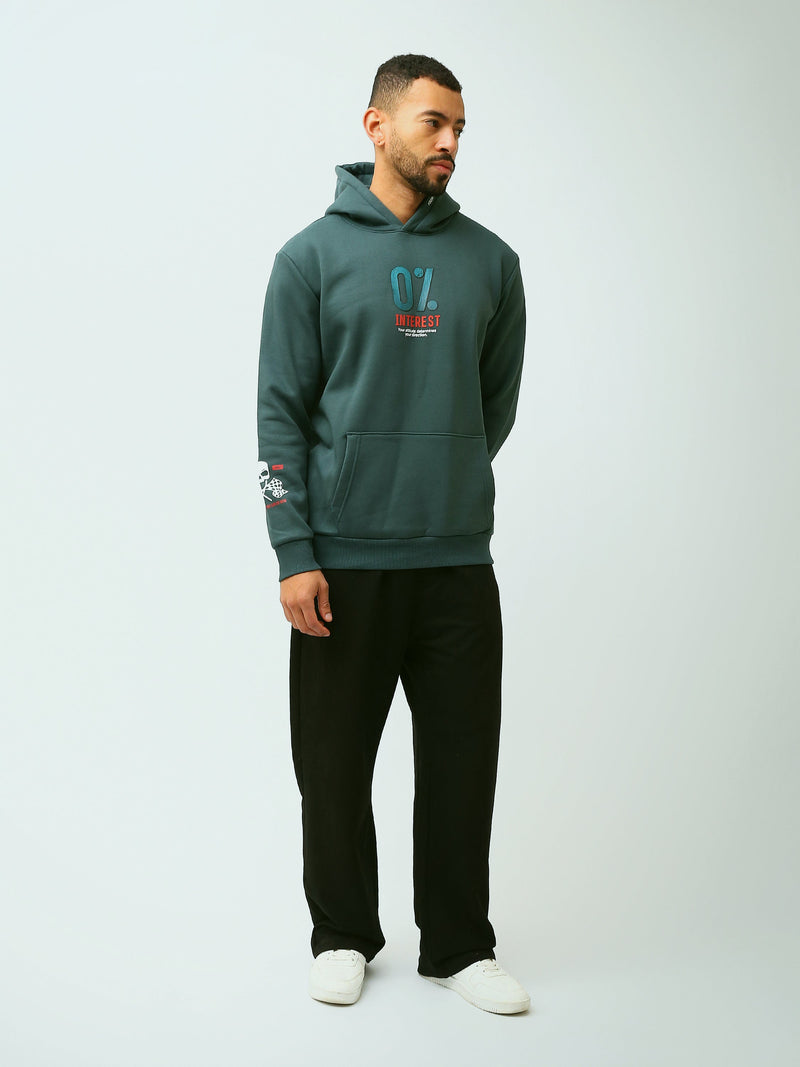 Sweat à Capuche Homme avec Inscription Graphique – Style Streetwear - SWS26WHNK26557TM1